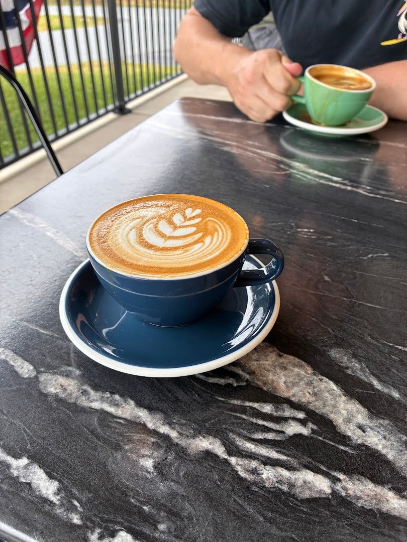 Coffee at Trolley Line Coffee, specialty coffee shop in Lancaster