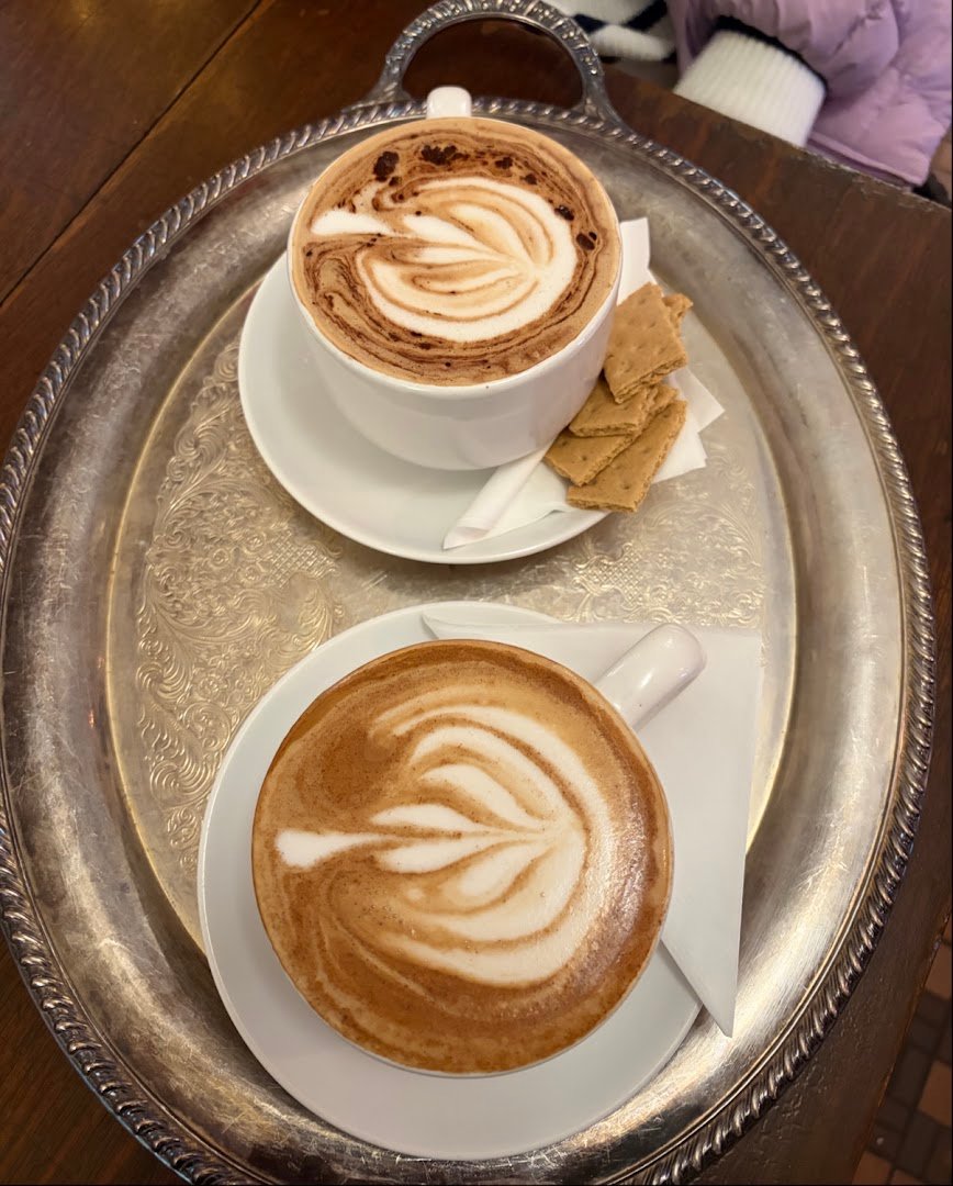 Coffee at Mansion Society, specialty coffee shop in Indianapolis