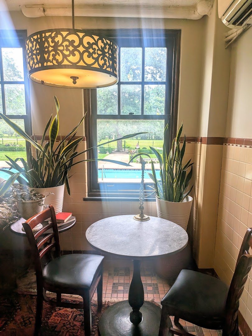 Interior of Mansion Society, specialty coffee shop in Indianapolis