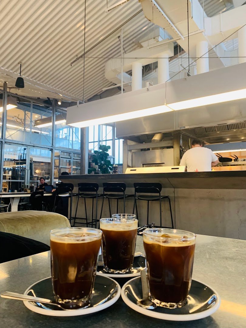 Interior of Ozone Coffee, specialty coffee shop in Auckland