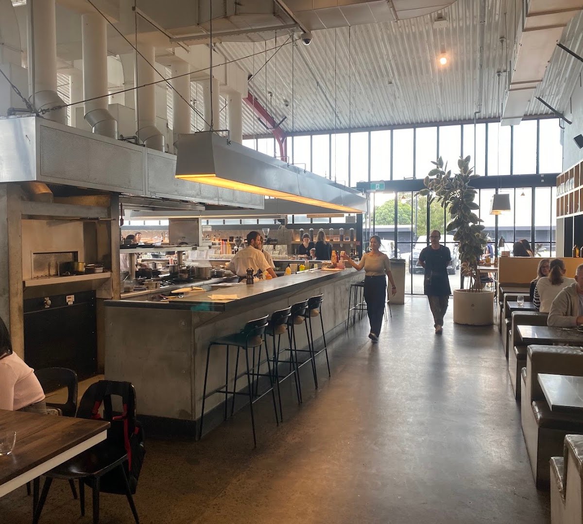 Interior of Ozone Coffee, specialty coffee shop in Auckland