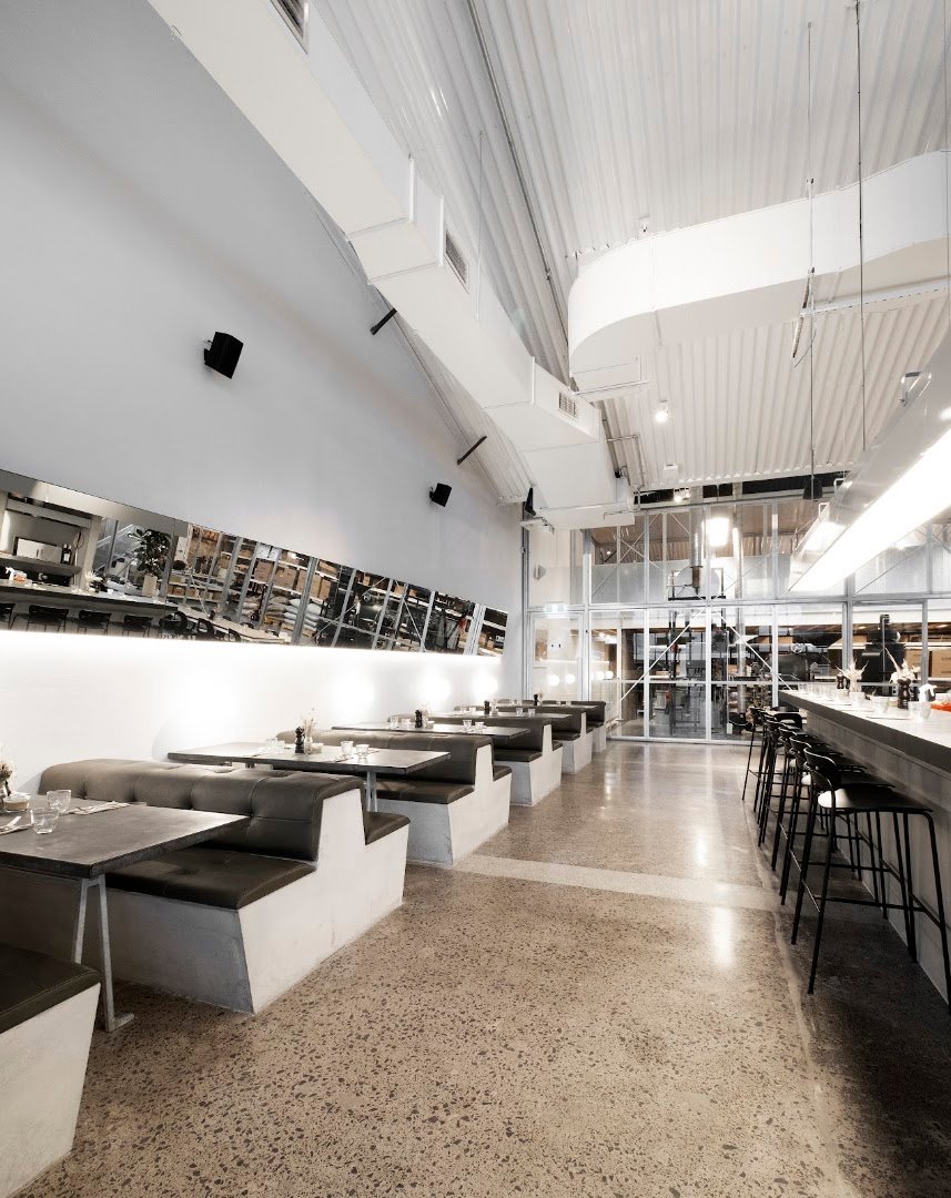 Interior of Ozone Coffee, specialty coffee shop in Auckland