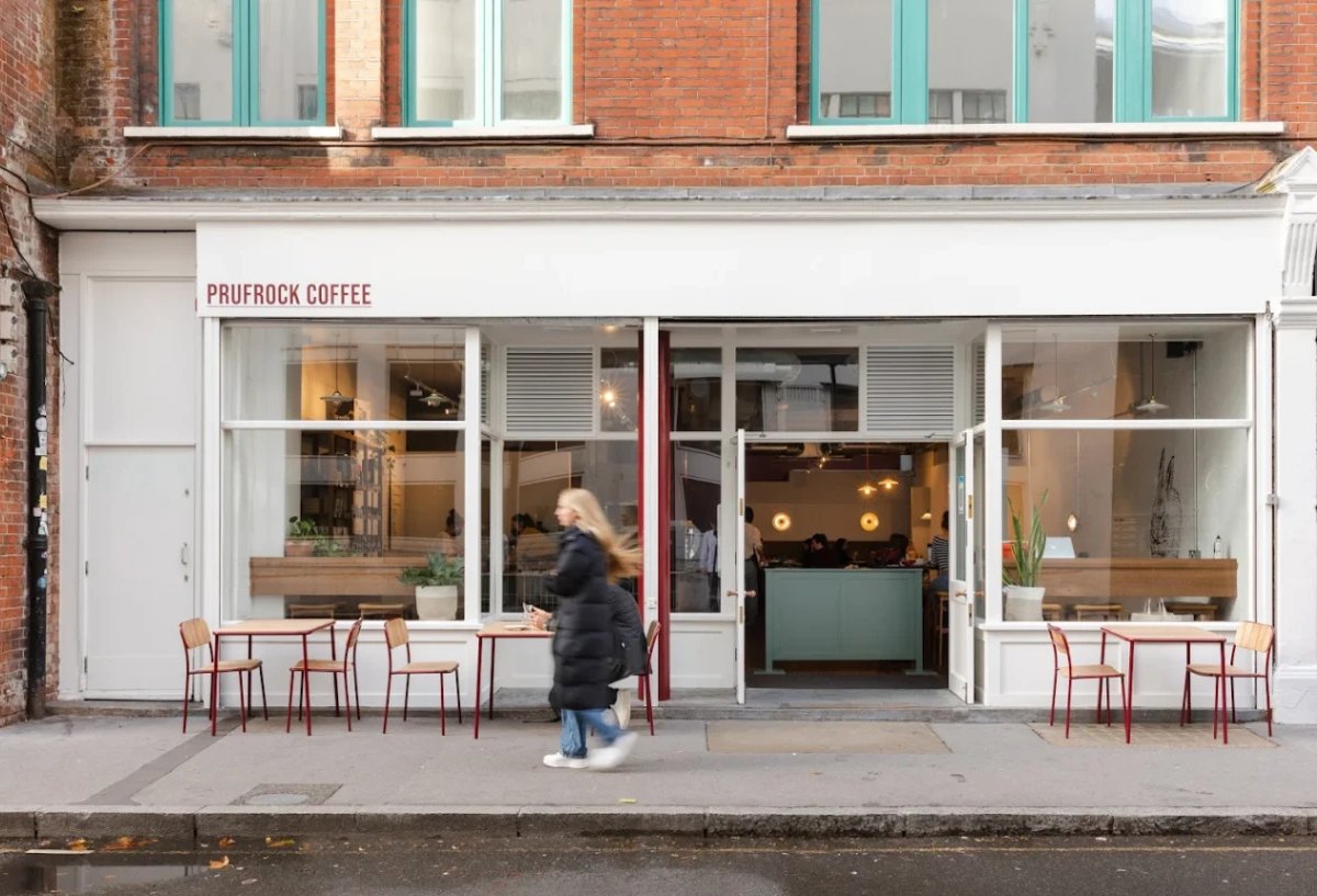 Prufrock specialty coffee shop in London - photo 2