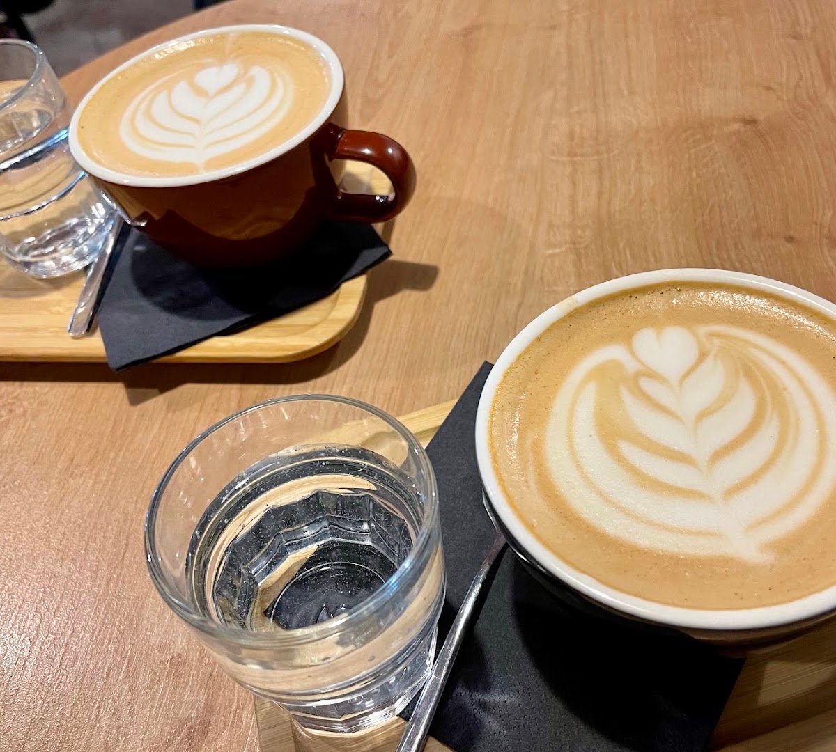 Coffee at Cafedu, specialty coffee shop in Prague