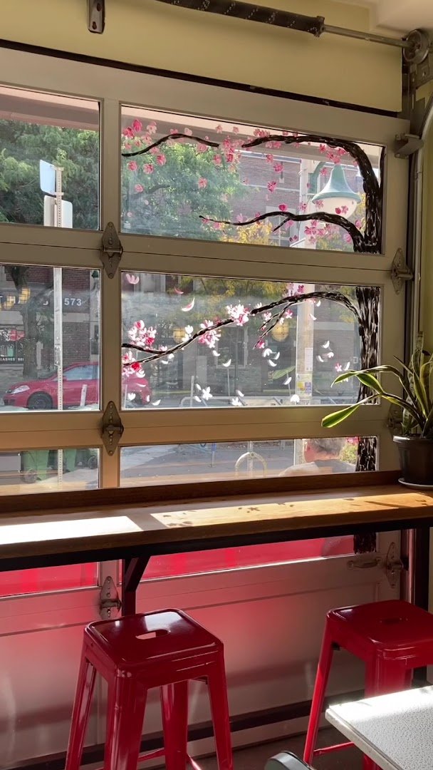 Interior of Outpost Coffee Roasters Ltd, specialty coffee shop in Toronto