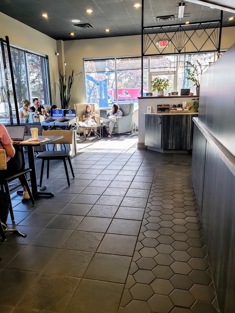 Interior of Command Coffee, specialty coffee shop in Indianapolis