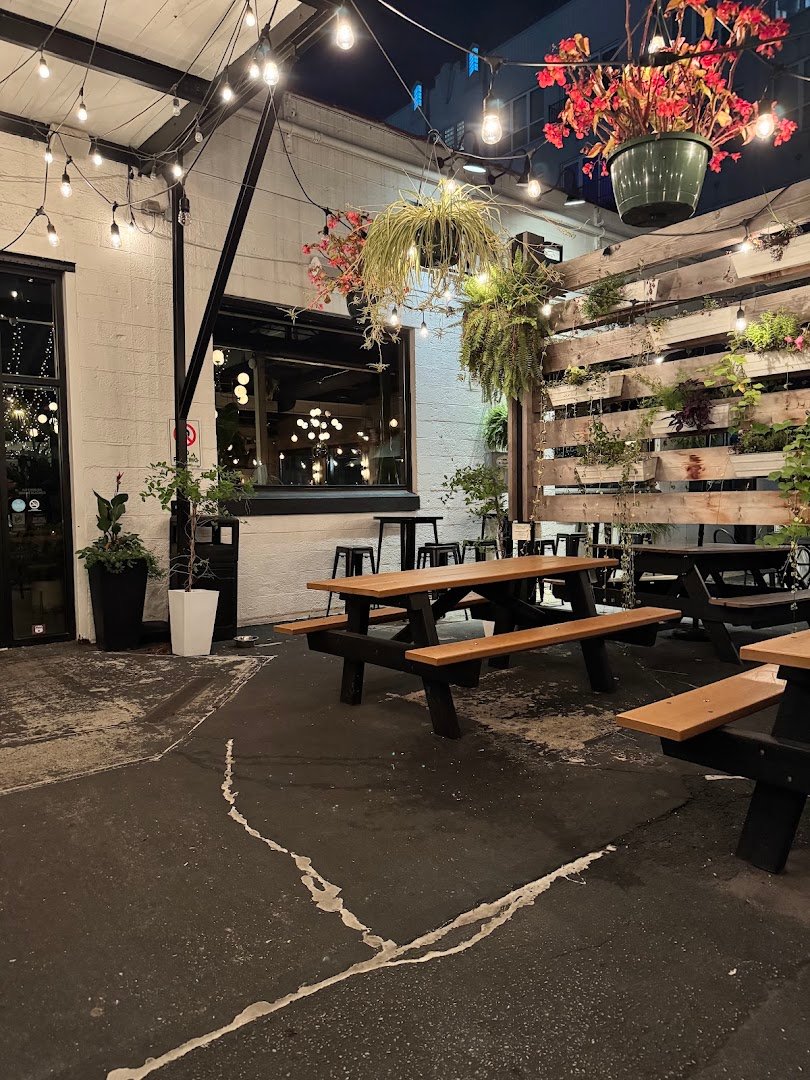 Storefront of Parlor Public House, specialty coffee shop in Indianapolis