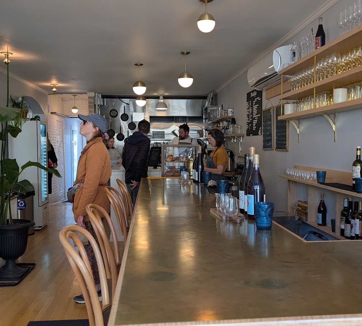 Interior of Cafe Domestique - Allen St., specialty coffee shop in Madison