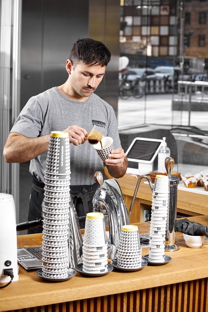 Coffee at Pilot Coffee Roasters, specialty coffee shop in Toronto