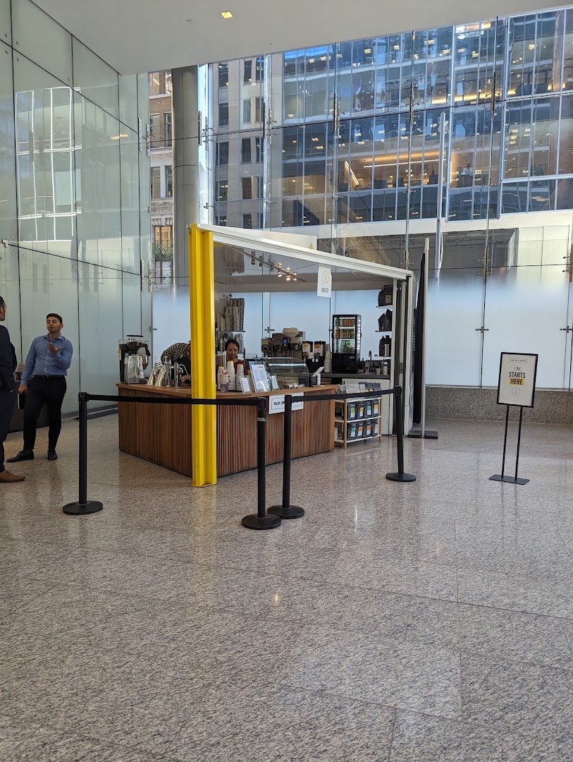 Interior of Pilot Coffee Roasters, specialty coffee shop in Toronto