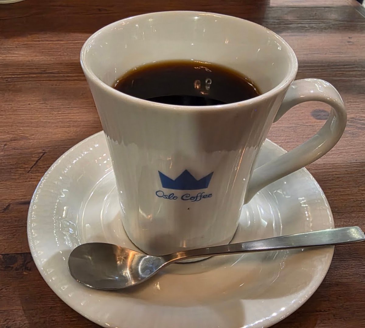 Coffee at Oslo Coffee, specialty coffee shop in Tokyo