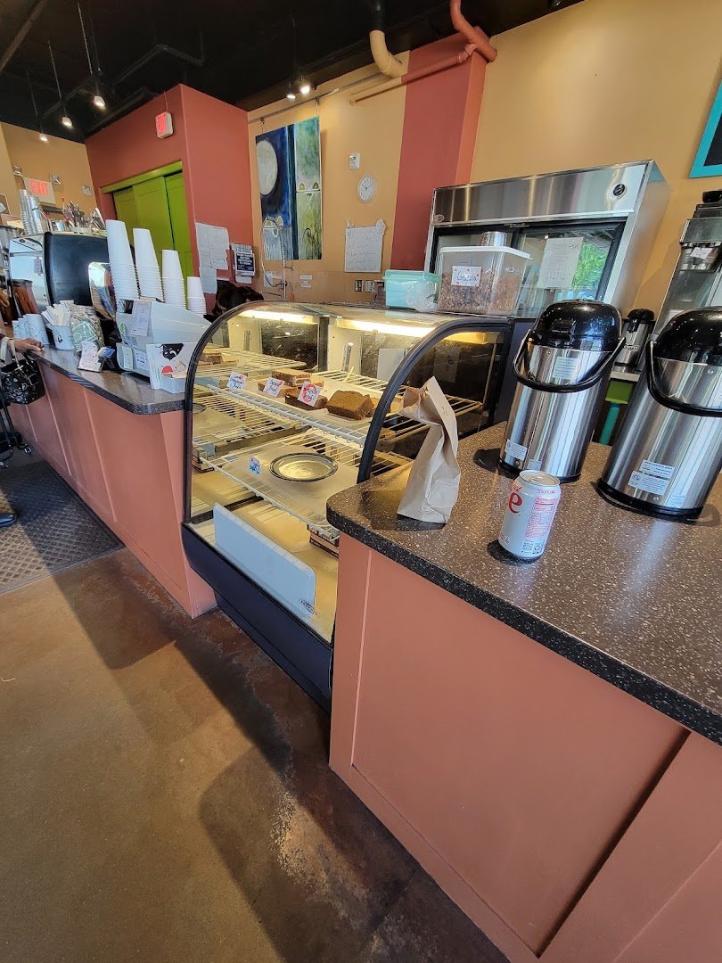 Interior of EVP Coffee University Row, specialty coffee shop in Madison