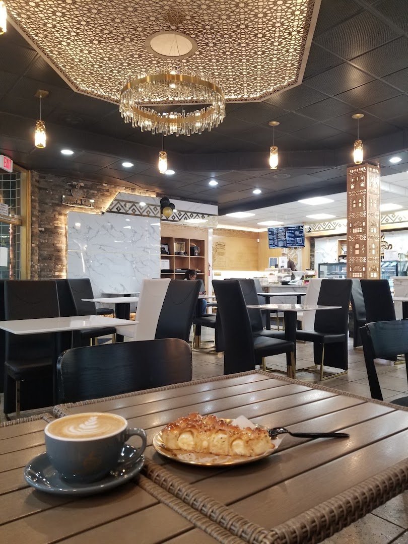 Interior of SANA'A CAFE, specialty coffee shop in Sacramento