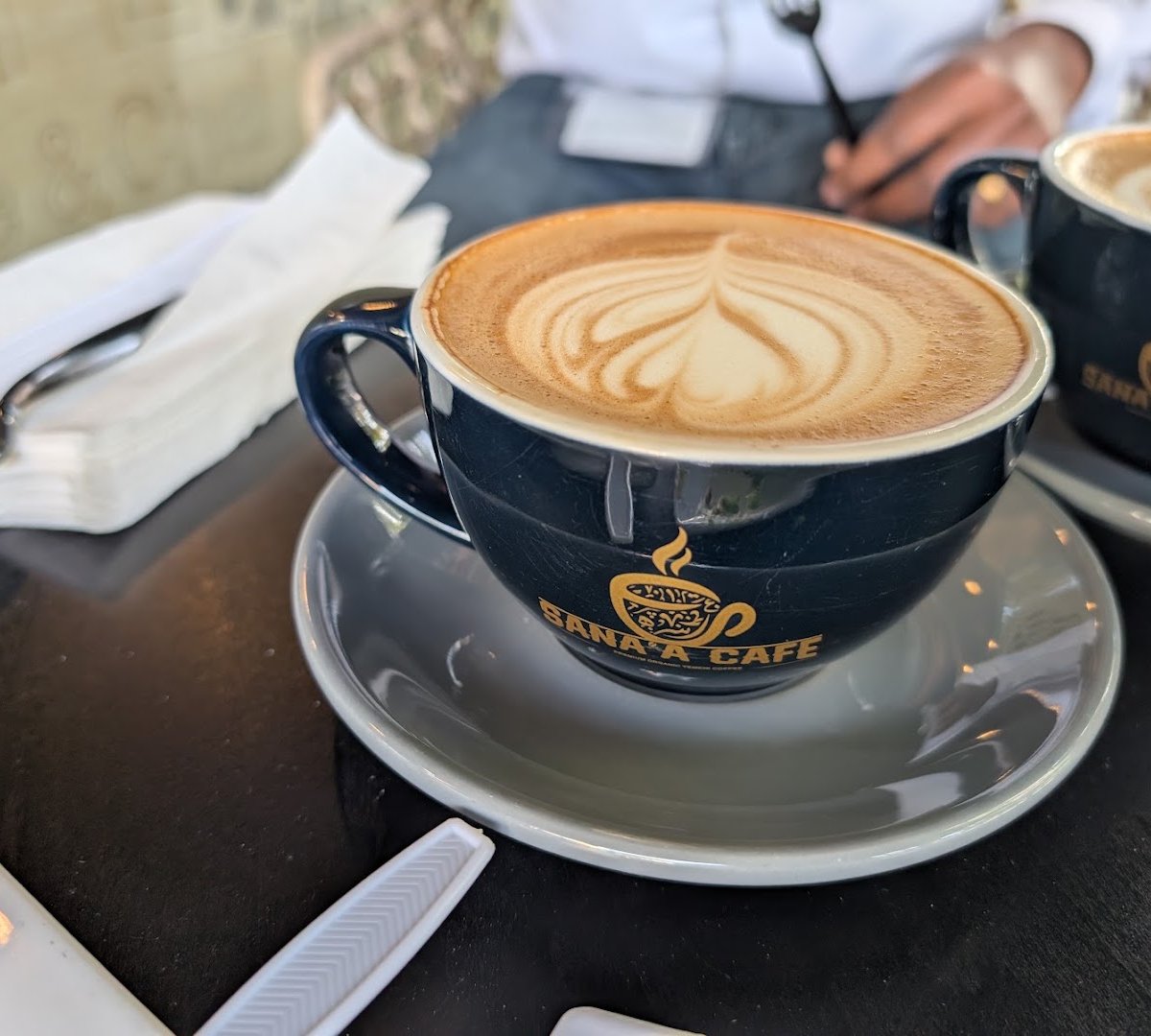 Coffee at SANA'A CAFE, specialty coffee shop in Sacramento