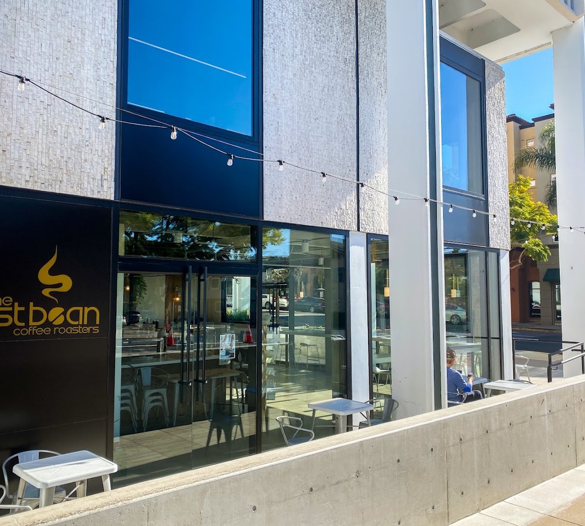 Storefront of Talitha Coffee Roasters, specialty coffee shop in San Diego
