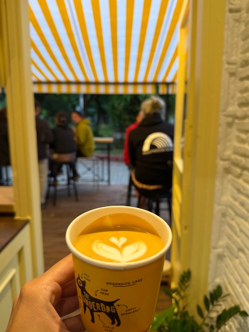 Coffee at The Underdog Kypseli, specialty coffee shop in Athens
