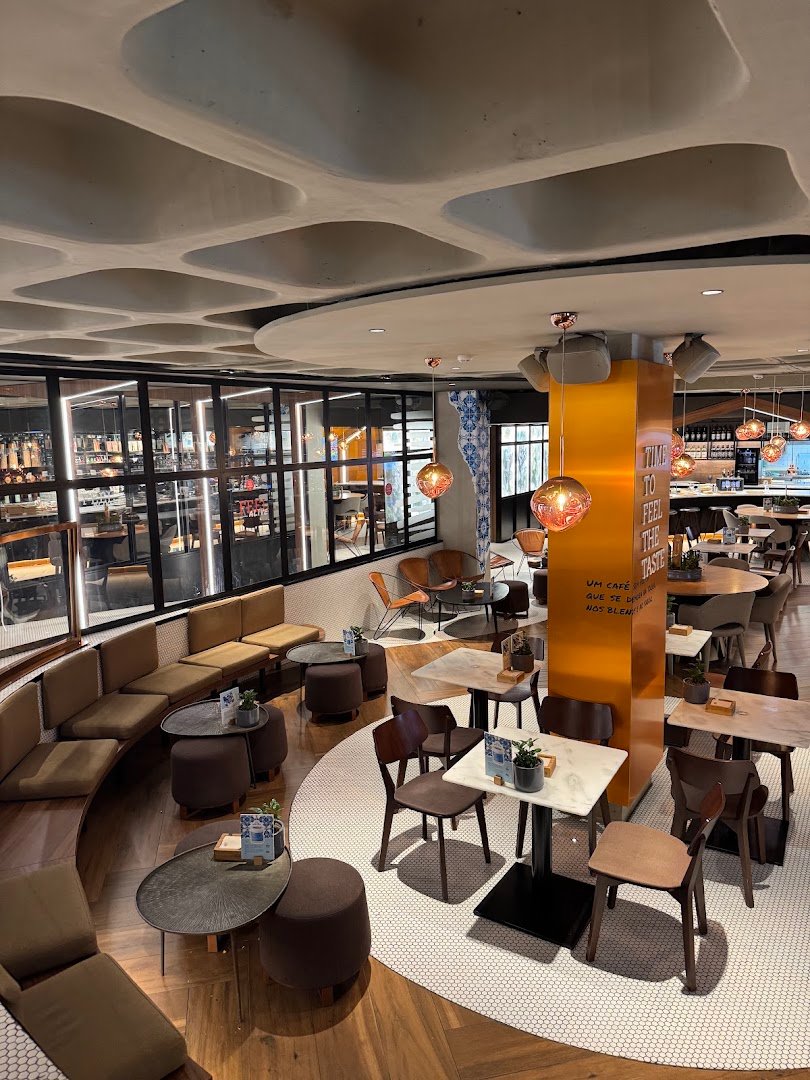 Interior of Delta Coffee House - Avenida da Liberdade, specialty coffee shop in Lisbon