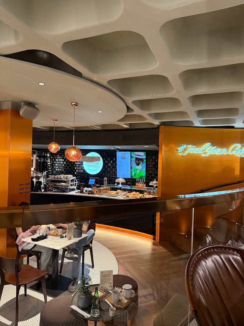 Interior of Delta Coffee House - Avenida da Liberdade, specialty coffee shop in Lisbon