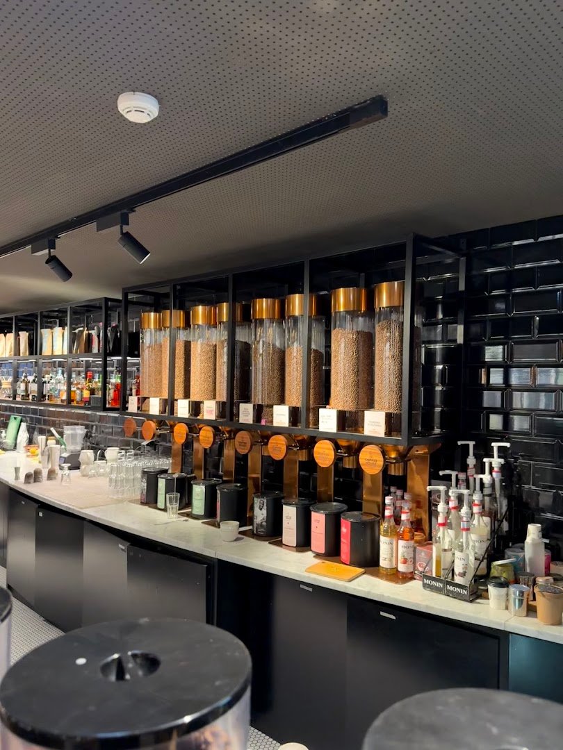 Interior of Delta Coffee House - Avenida da Liberdade, specialty coffee shop in Lisbon
