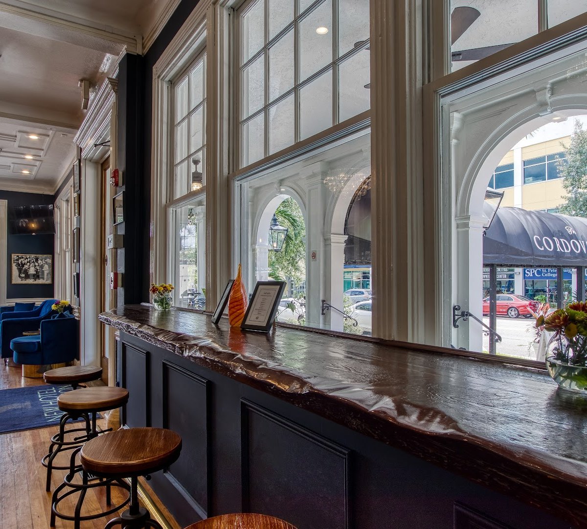 Interior of The Scott, specialty coffee shop in Tampa-St. Petersburg