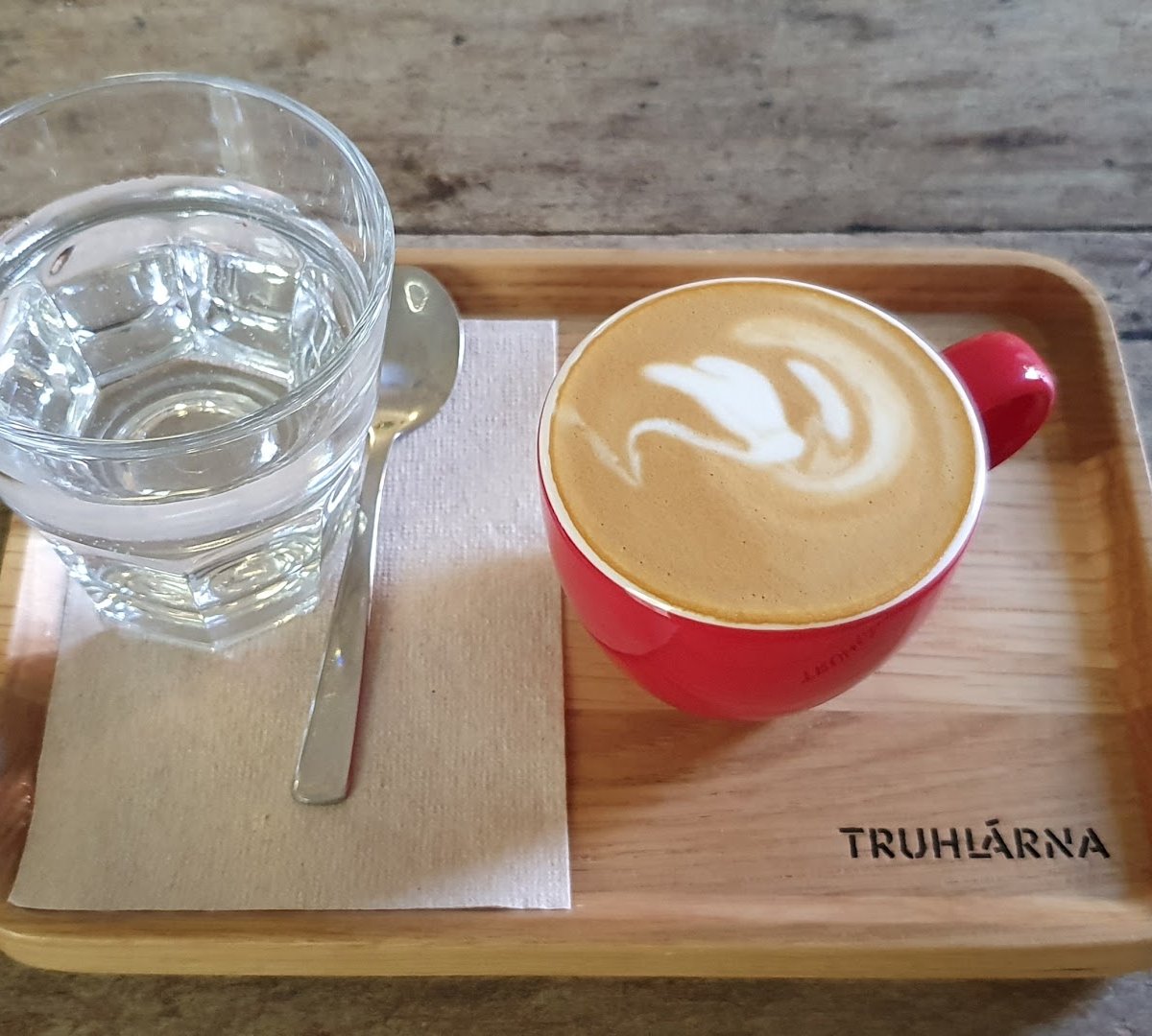 Coffee at Café Truhlárna, specialty coffee shop in Prague