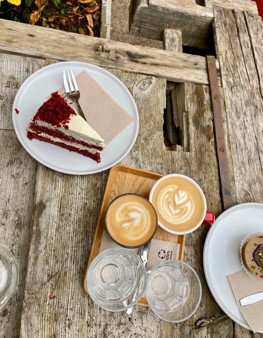 Coffee at Café Truhlárna, specialty coffee shop in Prague