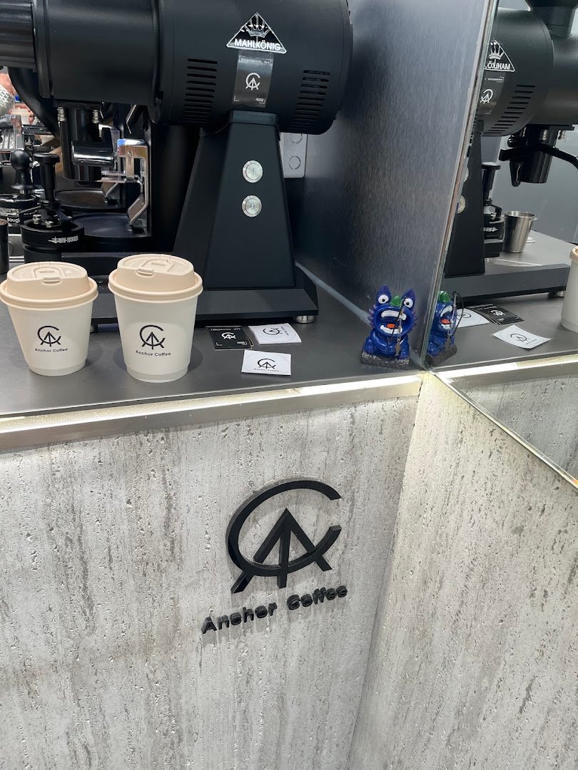 Interior of ANCHOR COFFEE, specialty coffee shop in Hong Kong
