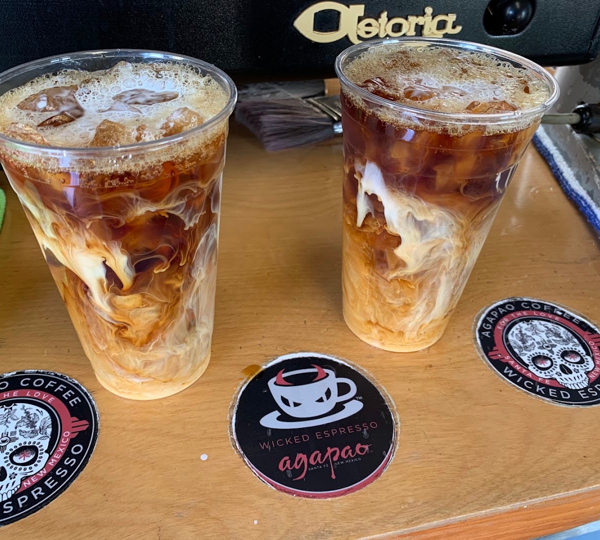 Coffee at The Shack By Agapao Coffee & Tea, specialty coffee shop in Santa Fe