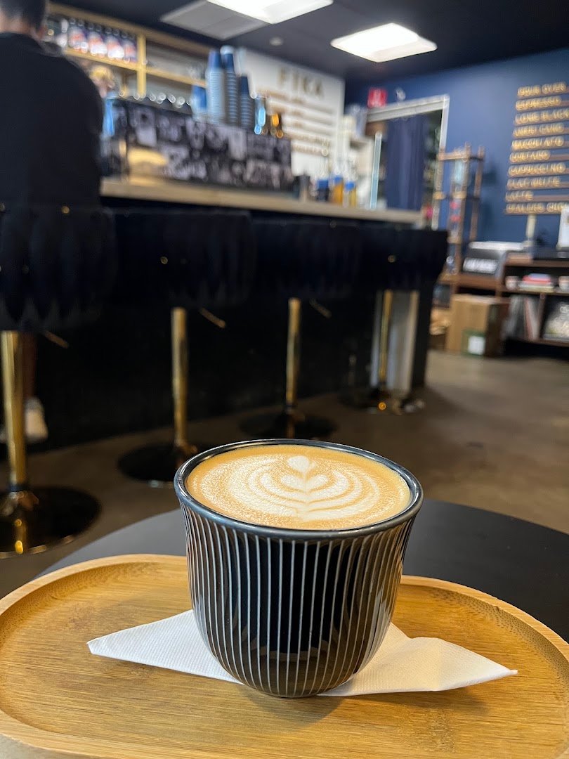 Coffee at Goldchild Coffee Roasters, specialty coffee shop in San Diego