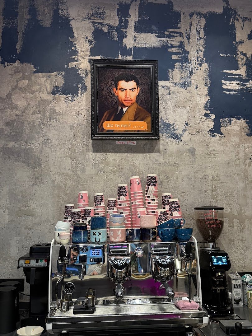 Interior of Wazaap, specialty coffee shop in Warsaw