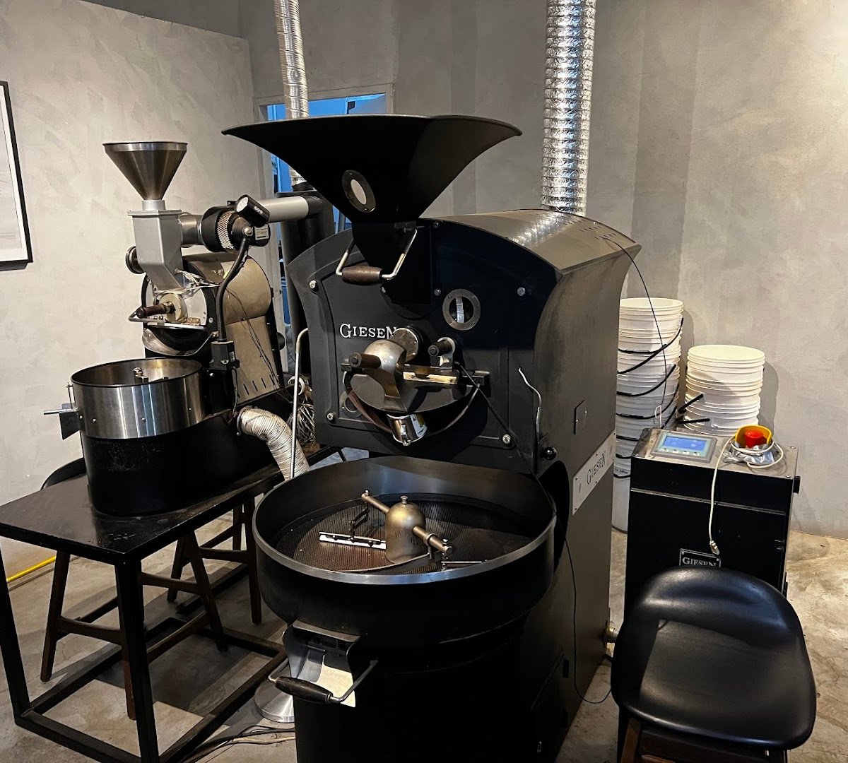 Interior of Compound Coffee Co., specialty coffee shop in Singapore