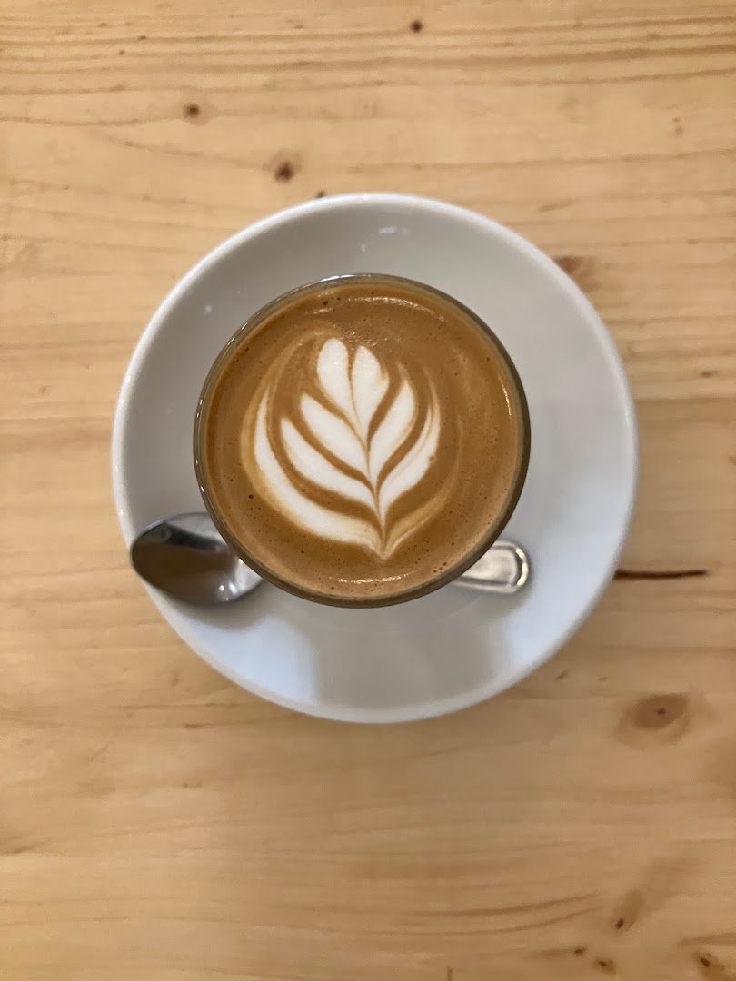 Coffee at My Coffee Story, specialty coffee shop in Prague
