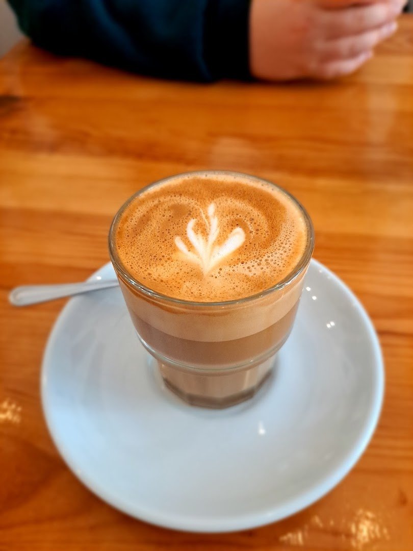 Coffee at My Coffee Story, specialty coffee shop in Prague