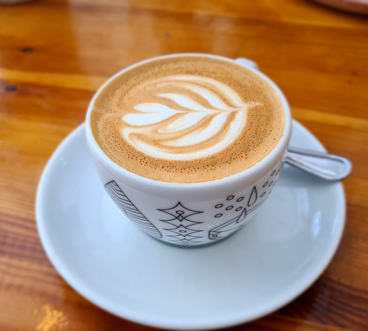 Coffee at My Coffee Story, specialty coffee shop in Prague