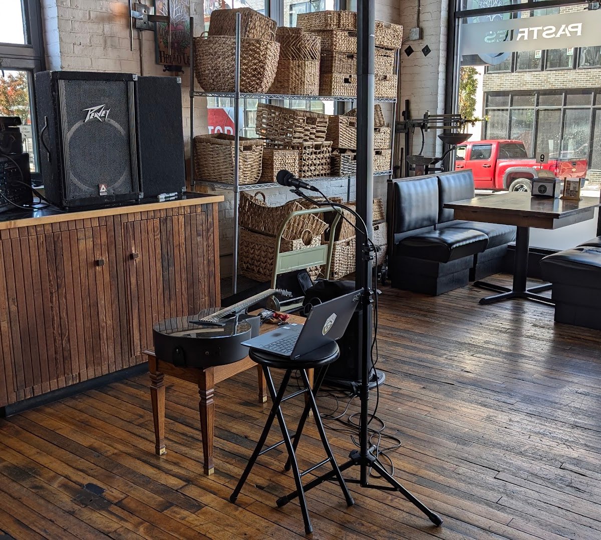 Interior of BirchTree Bread Company, specialty coffee shop in Worcester