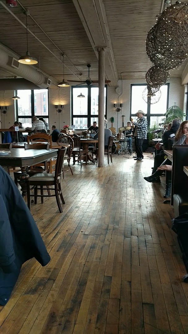 Interior of BirchTree Bread Company, specialty coffee shop in Worcester