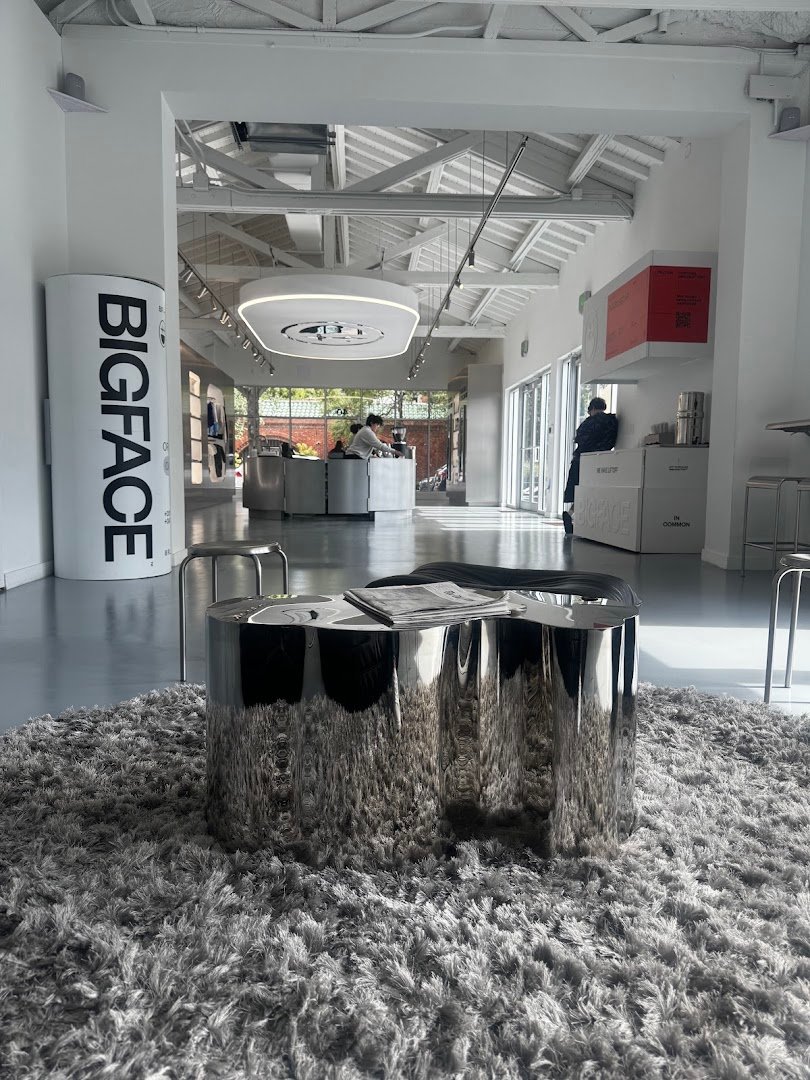 Interior of BIGFACE, specialty coffee shop in Miami