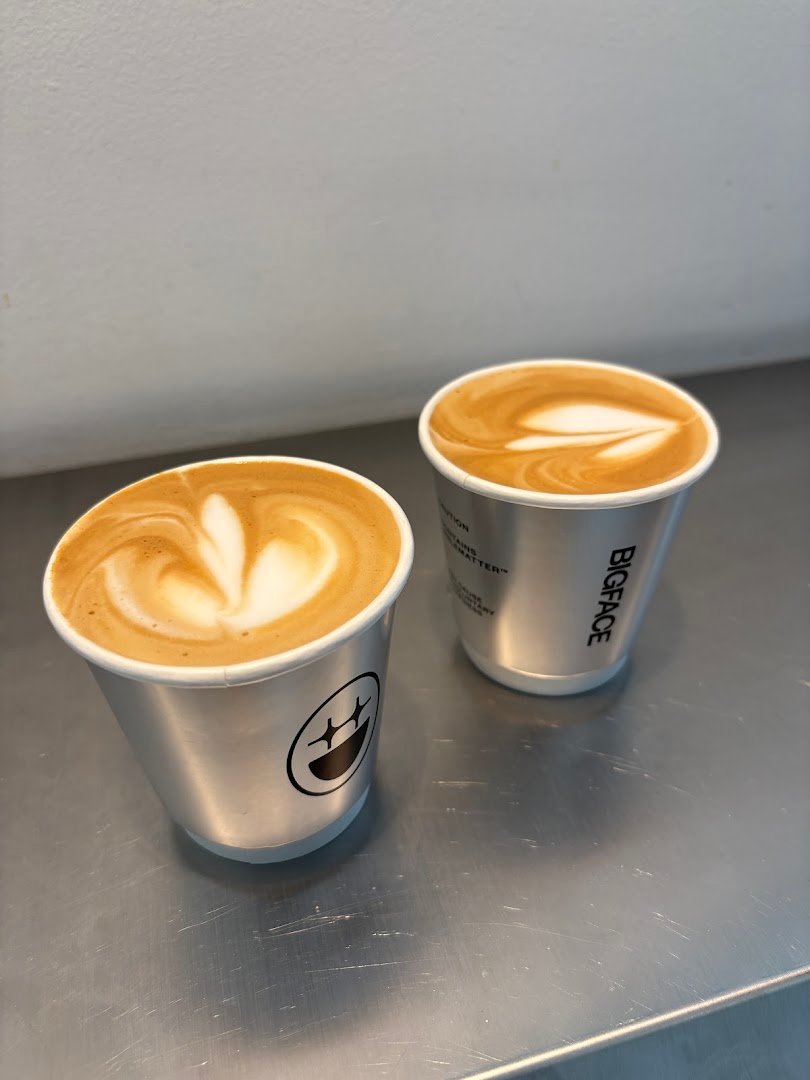 Coffee at BIGFACE, specialty coffee shop in Miami