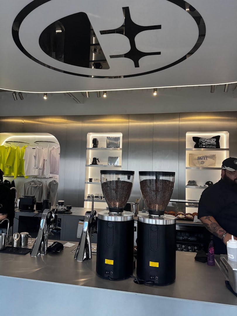 Interior of BIGFACE, specialty coffee shop in Miami