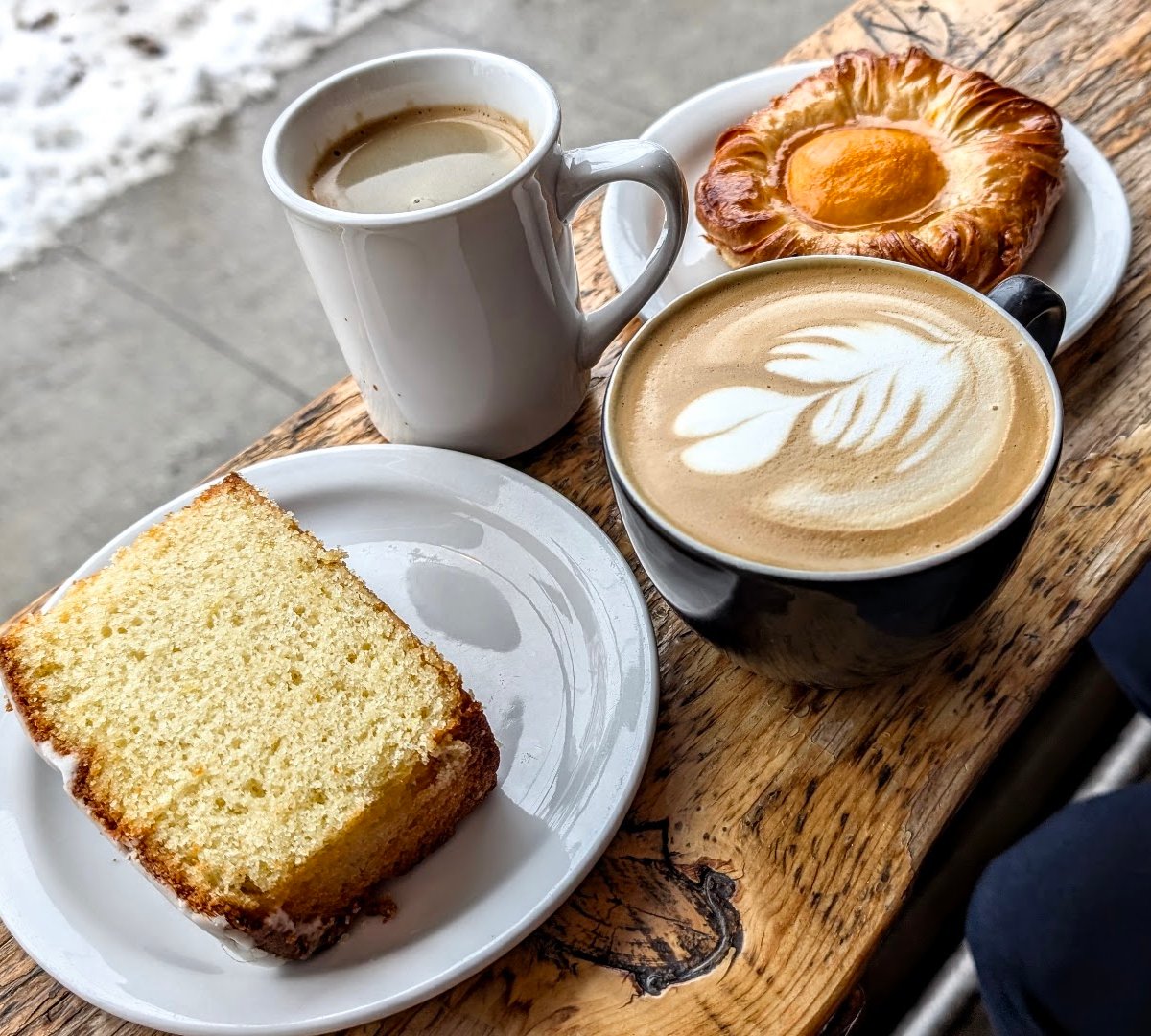 Coffee at The Good Neighbour Espresso Bar, specialty coffee shop in Toronto