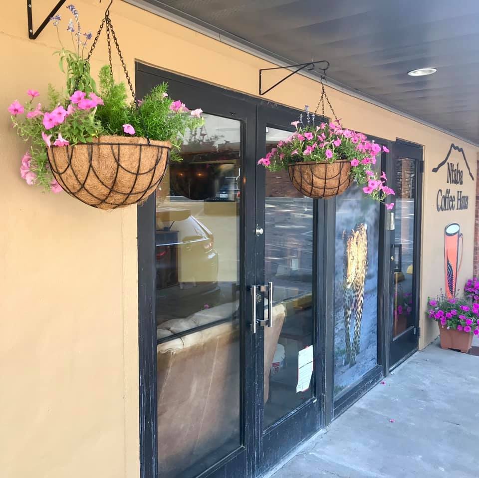 Storefront of Ntaba Coffee Haus on Brownsboro, specialty coffee shop in Louisville