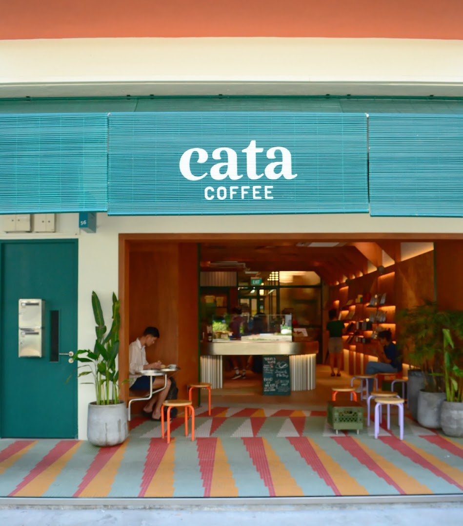 Storefront of Cata Coffee, specialty coffee shop in Singapore