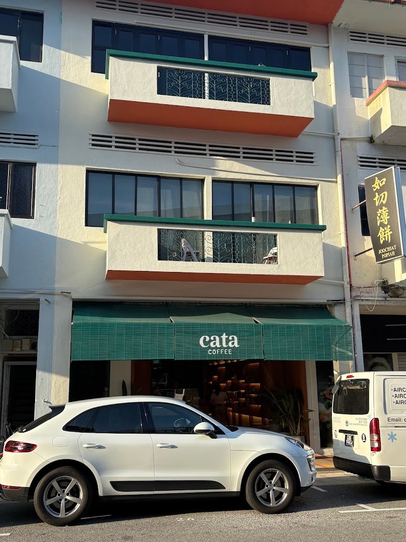 Storefront of Cata Coffee, specialty coffee shop in Singapore