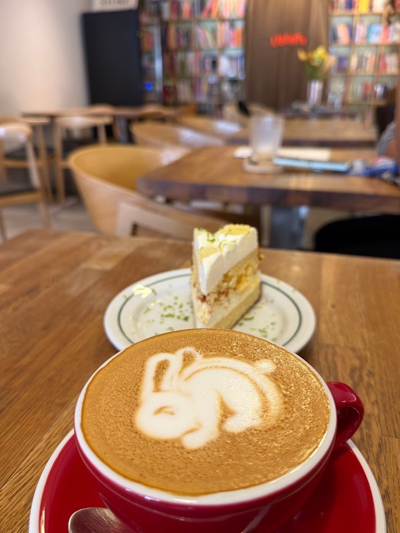 Coffee at Liberty: brunch, coffee & books, specialty coffee shop in Lisbon