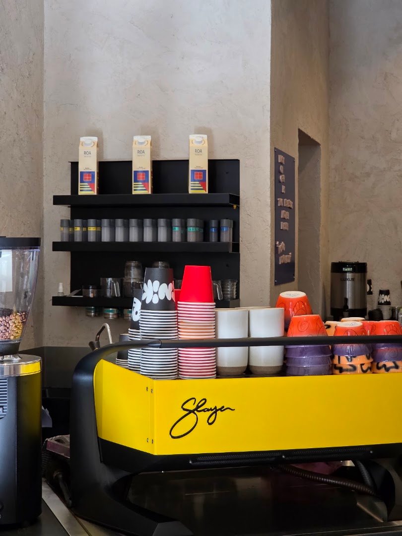 Interior of BEATNIK, specialty coffee shop in Edinburgh