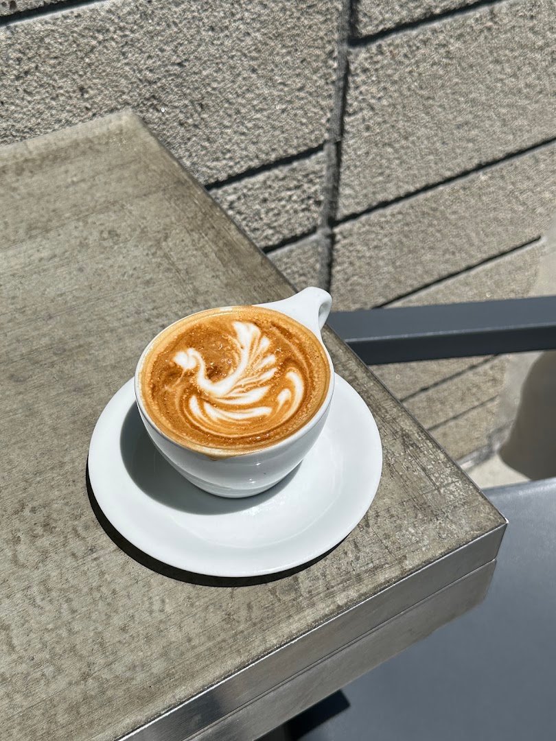 Coffee at Lofty Coffee Co., specialty coffee shop in San Diego