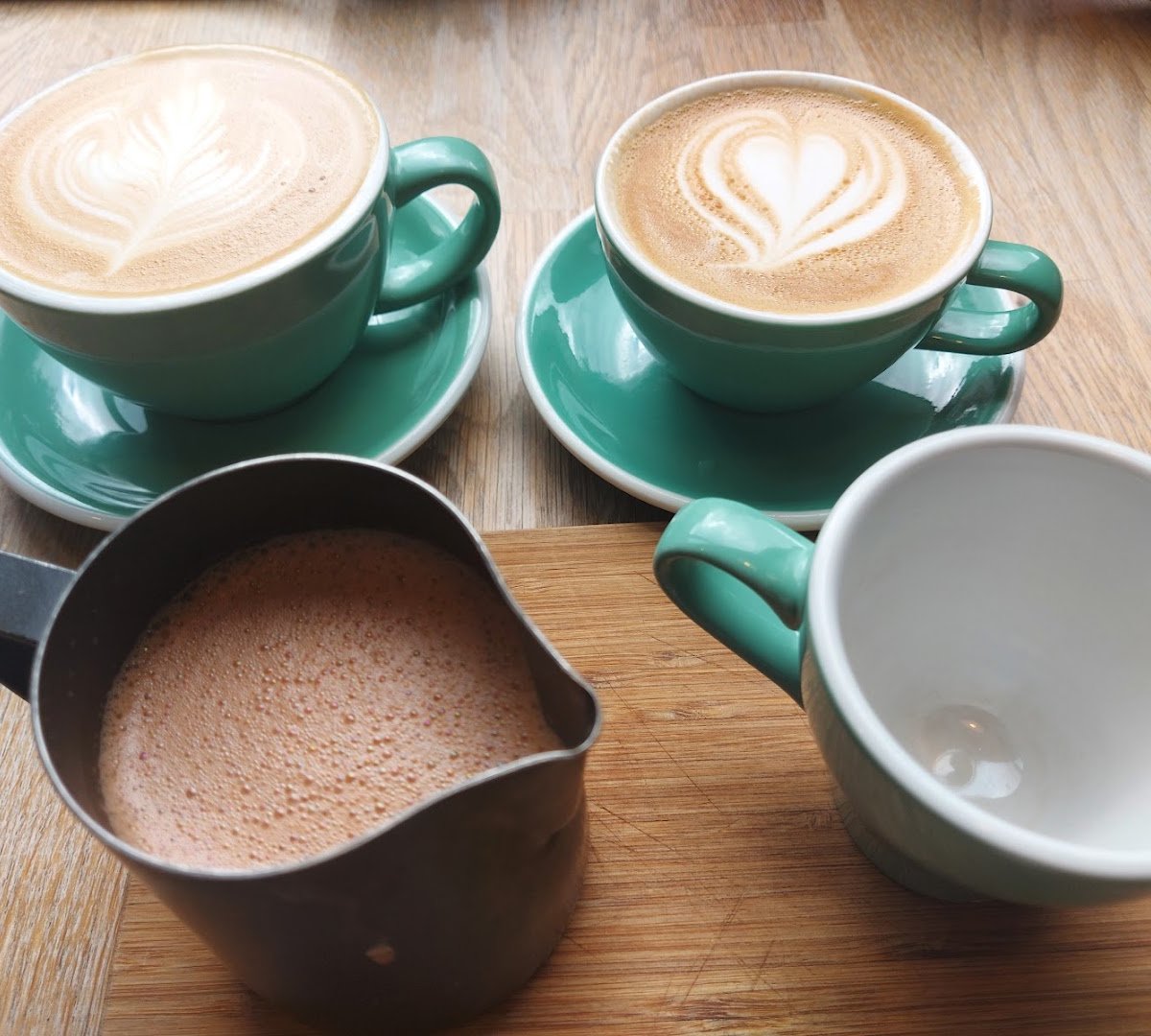 Coffee at Artisan Roast Stockbridge, specialty coffee shop in Edinburgh