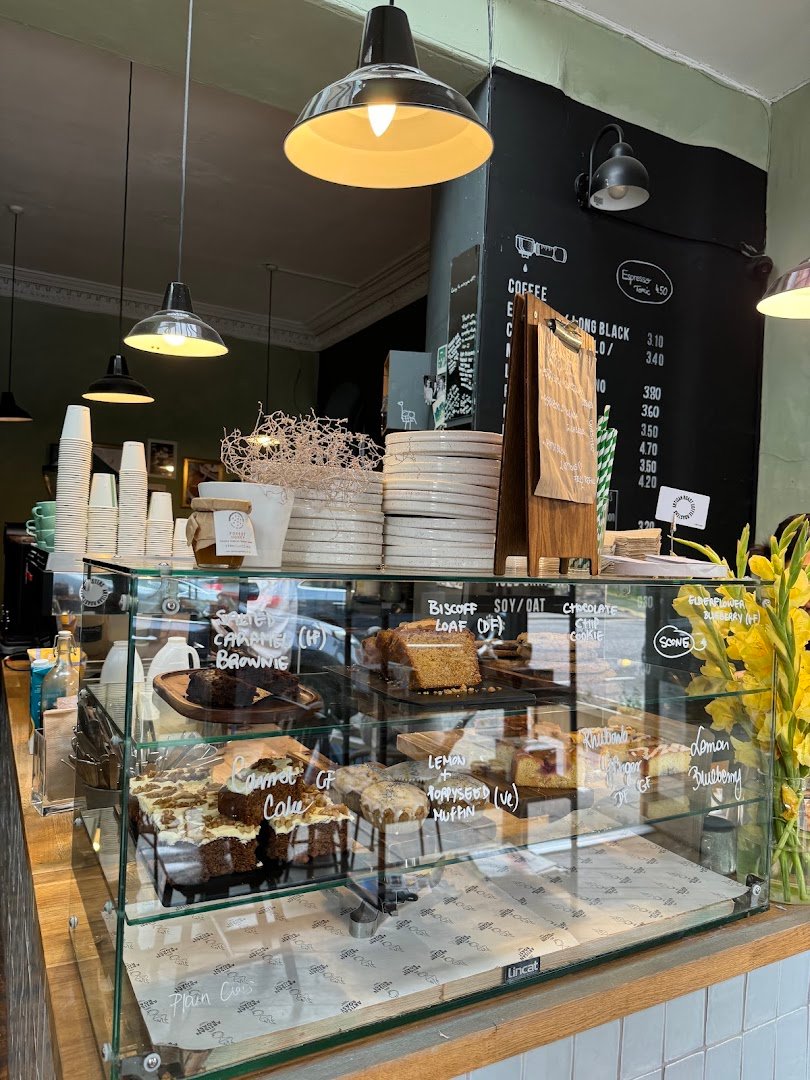 Interior of Artisan Roast Stockbridge, specialty coffee shop in Edinburgh