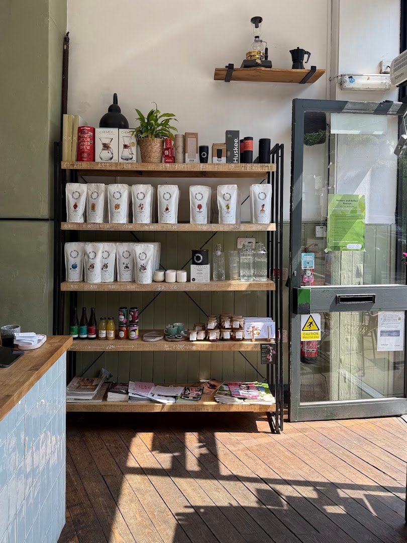 Interior of Artisan Roast Stockbridge, specialty coffee shop in Edinburgh