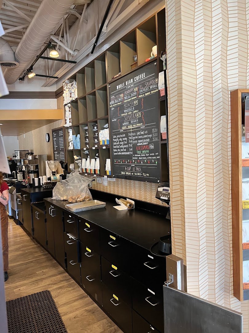 Interior of Hubbard & Cravens Coffee Co., specialty coffee shop in Indianapolis
